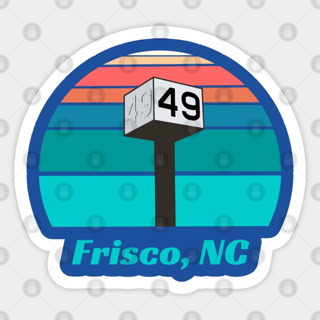 Ramp 49 Frisco NC Sticker by Trent Tides